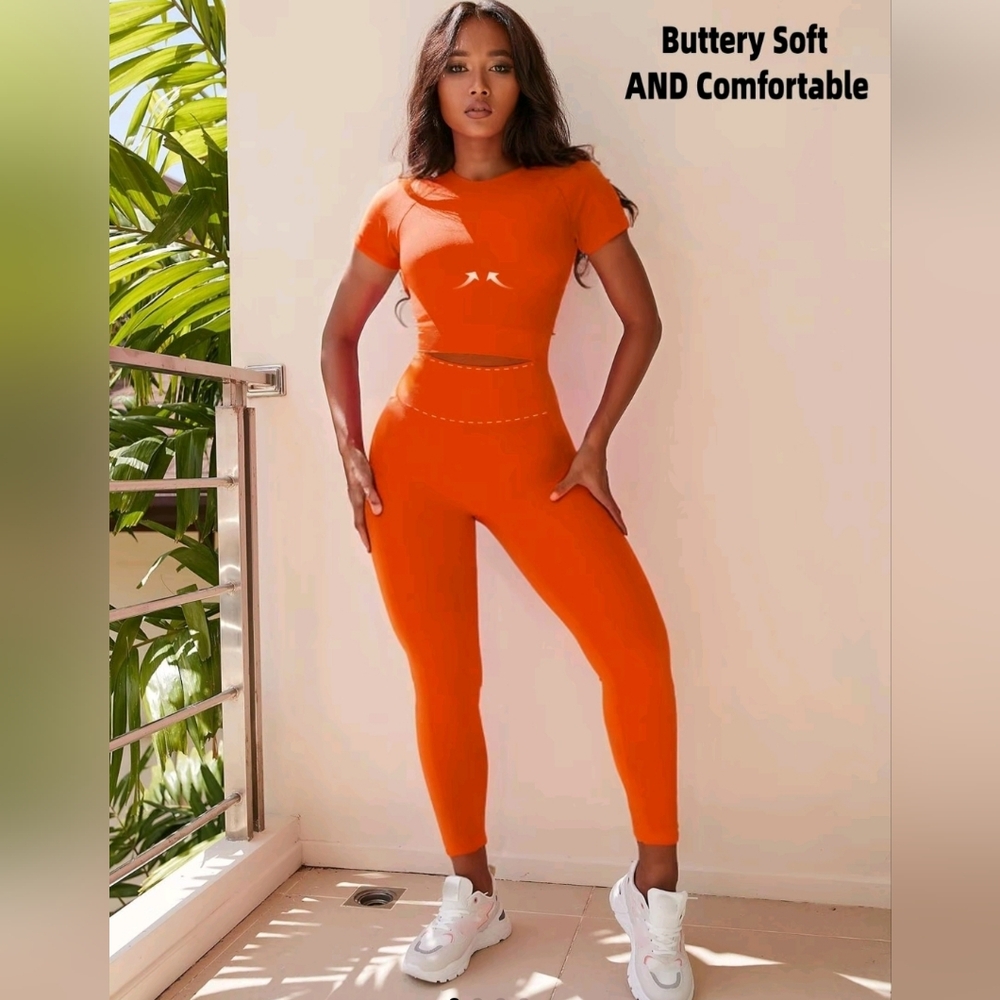 Bright Orange Activewear Set